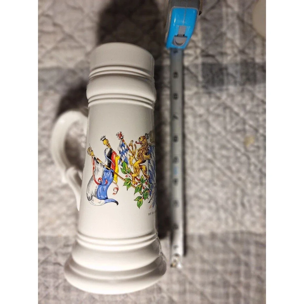 WF Hiltenfingen 1990 German Beer Stein Collectible Vintage 8-1/2
